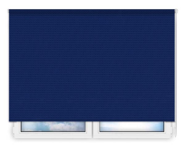 Стандартные рулонные шторы Севилья синий цена. Купить в «Мастерская Жалюзи»